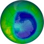 Antarctic Ozone 2009-08-29
